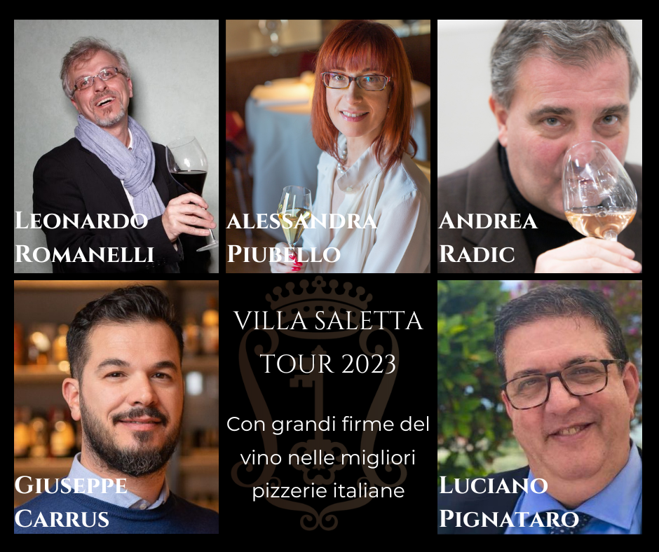 Al connubio pizza–nettare di Bacco dedicato il Villa Saletta Tour 2023