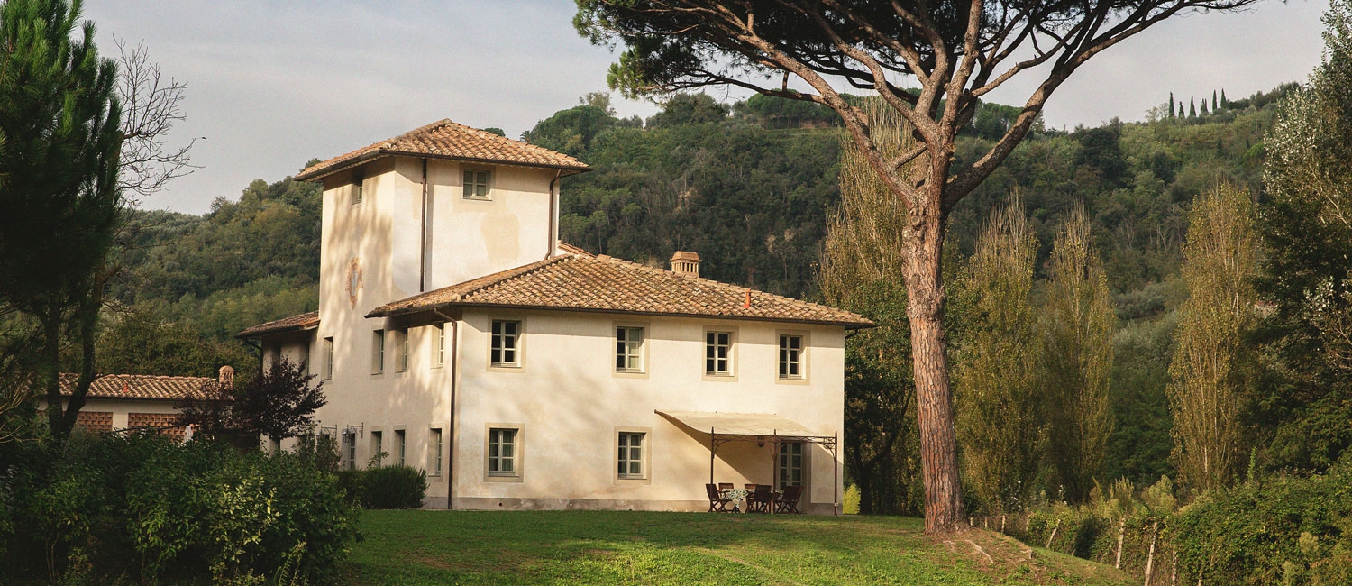 Villa Valle is nestled in its own small valley